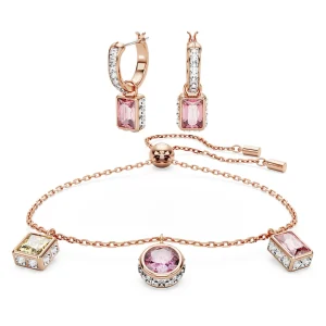 Swarovski Stilla Set, Mehrfarbig Rosé 5662923