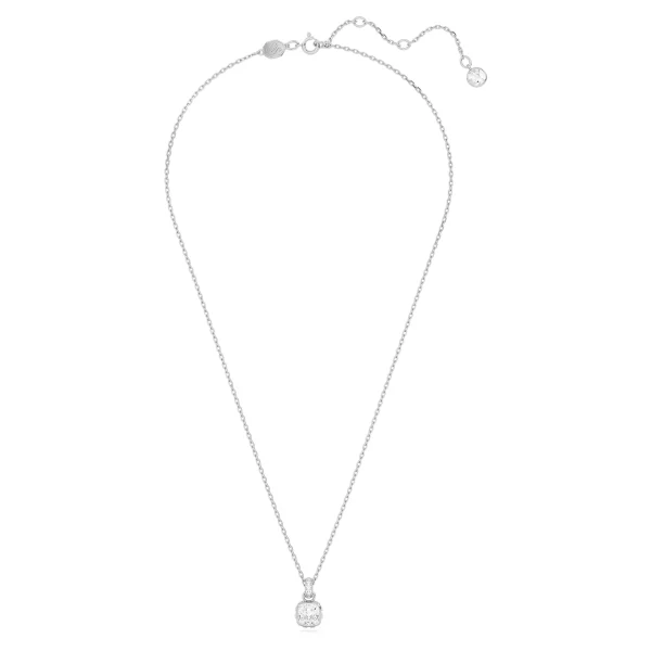 Swarovski Birthstone Halskette April, Weiß 5651704 – Bild 3