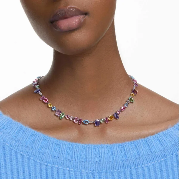 Swarovski Gema Halskette Mehrfarbig, Rhodiniert 5656397 – Bild 2