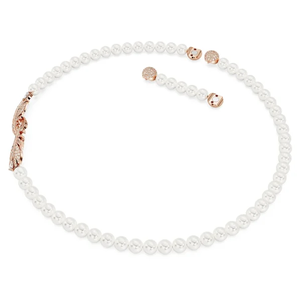 Swarovski Idyllia Halskette Kristallperle, Feder 5669221 – Bild 3