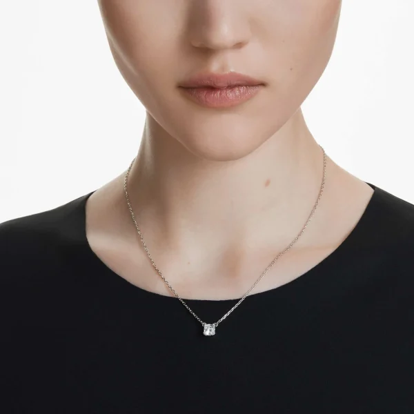 Swarovski Stilla Attract Halskette Rhodiniert 5701903 – Bild 2