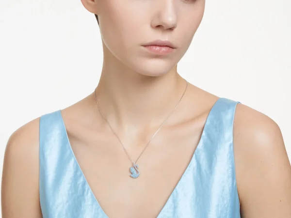 Swarovski Swan Halskette Blau 5660594 – Bild 3