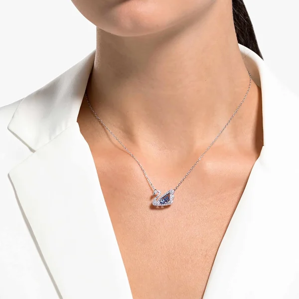 Swarovski Swan Halskette Blau 5533397 – Bild 2