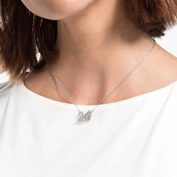Swarovski Swan Halskette Weiß 5514421 – Bild 2