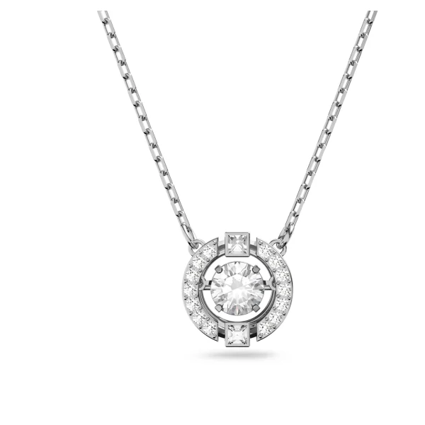 Swarovski Una Halskette Rhodiniert 5286137