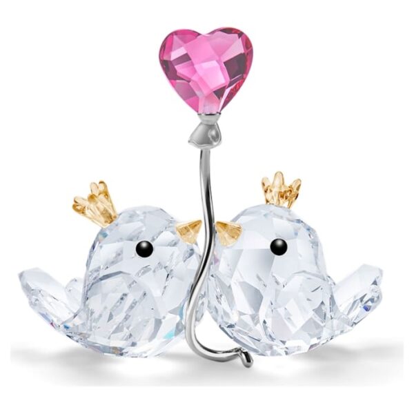 Swarovski Unzertrennliche Vögel, Rosa Herz 5492226