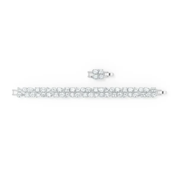 Swarovski Tennis Deluxe Armband Rhodiniert 5562088 – Bild 3