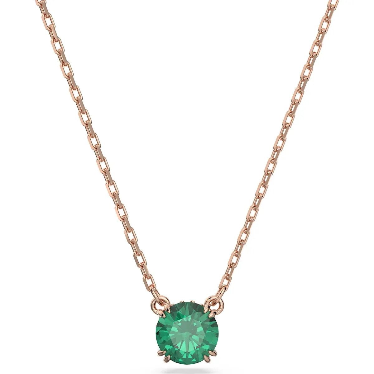 Swarovski Constella Halskette, Grün, Rosegold 5639753