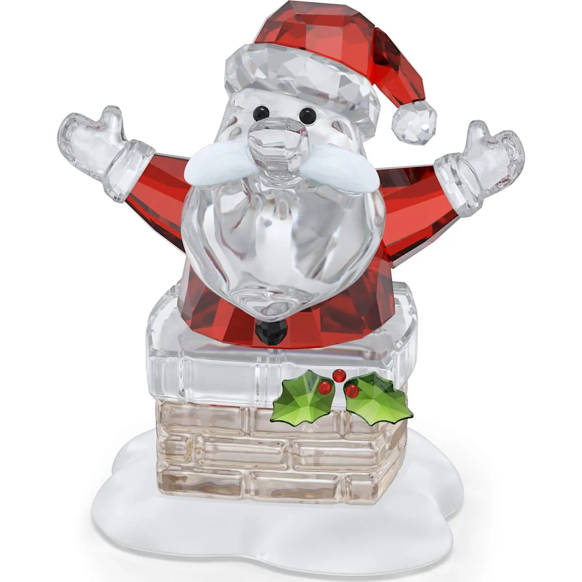 Swarovski Holiday Cheers Weihnachtsmann und Schornstein 5701507
