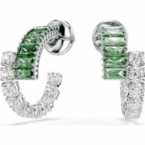 NEU Swarovski Matrix Kreolen, Grün 5732264