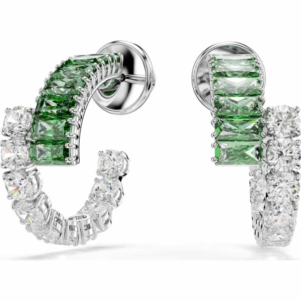 NEU Swarovski Matrix Kreolen, Grün 5732264