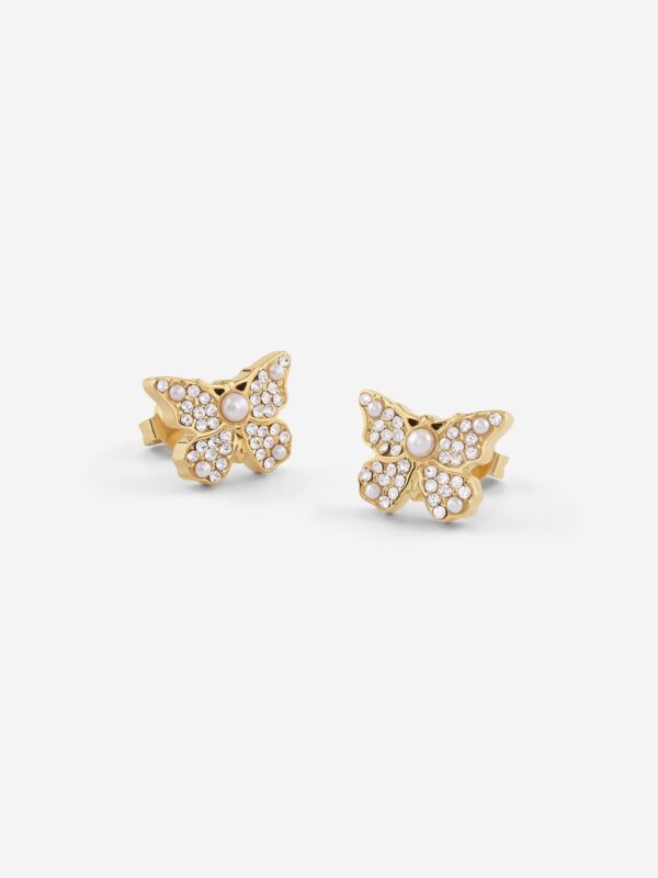 Guess BORBOLETA Ohrstecker JUBE06127JW/YG