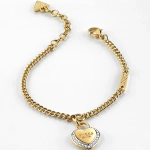 Guess Armband Fine heart JUBB01422JW/YG