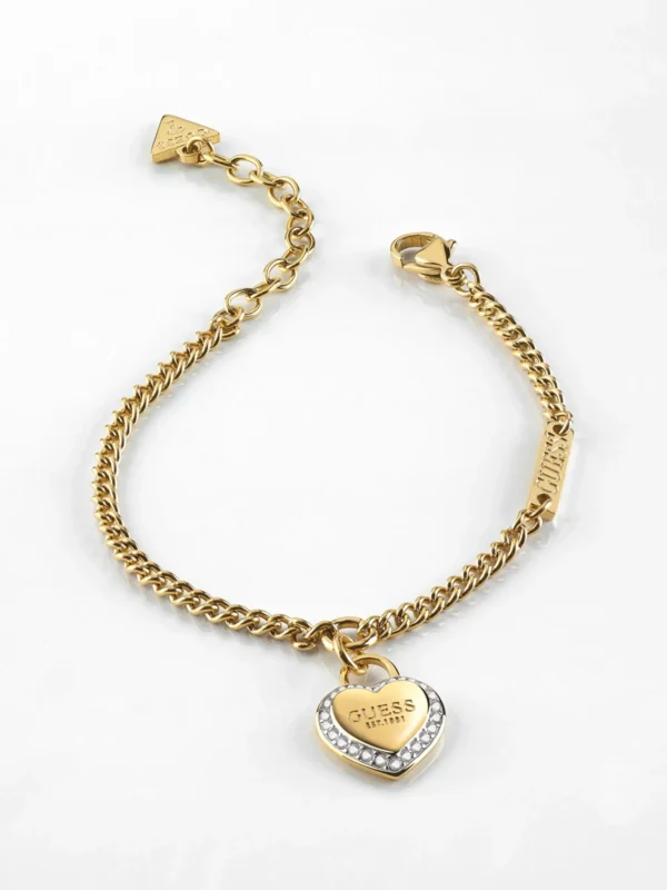 Guess Armband Fine heart JUBB01422JW/YG