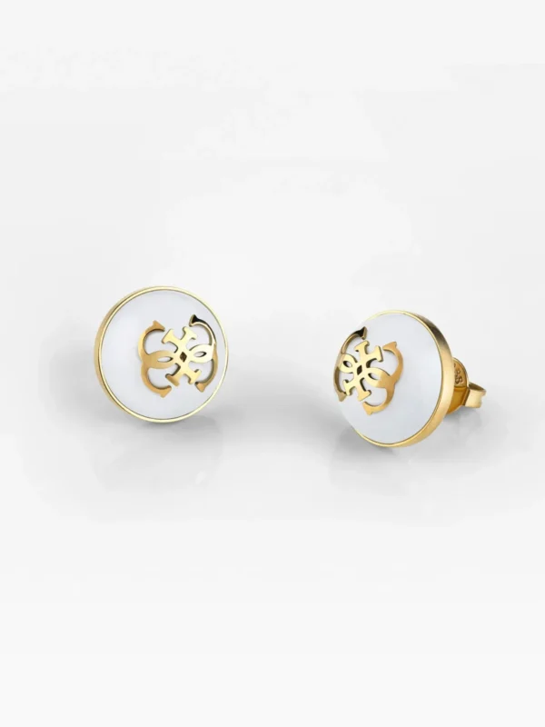 Guess Ohrringe „4G Logo Boule JUBE01392JW/YG