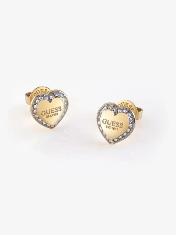 Guess Ohrringe Fine heart  JUBE01427JW/YG