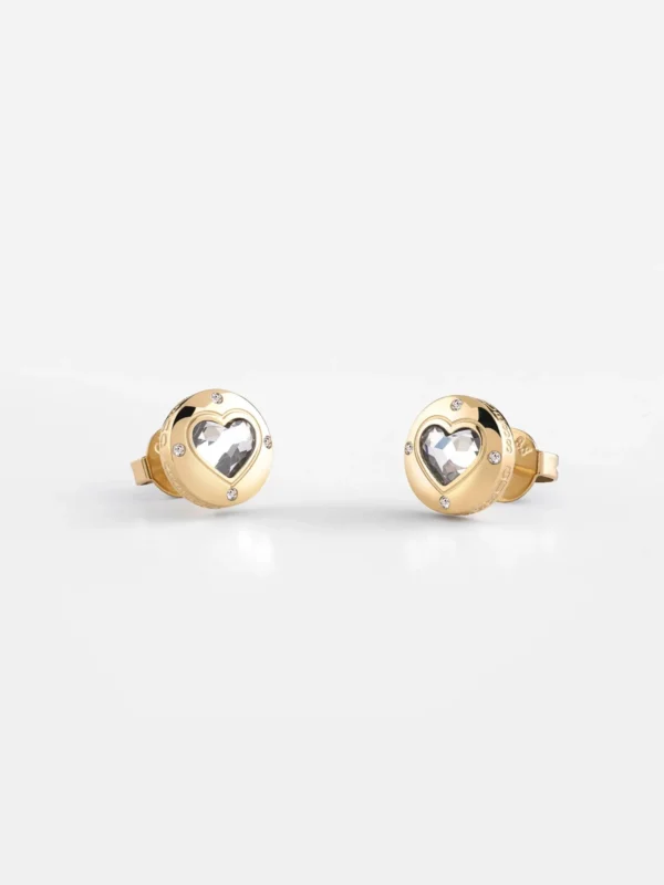 Guess Ohrringe Rolling Hearts JUBE03349JW/YG
