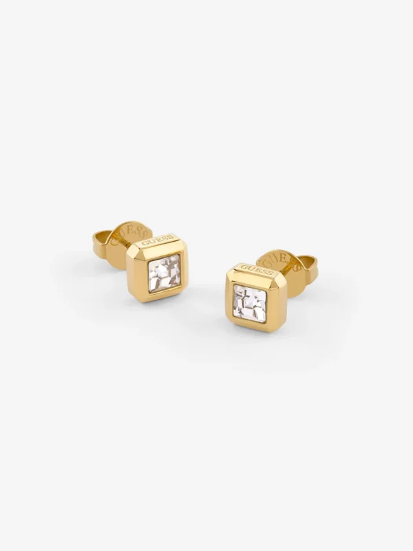 Guess Ace Of Diamonds Ohrringe JUBE06180JW/YG