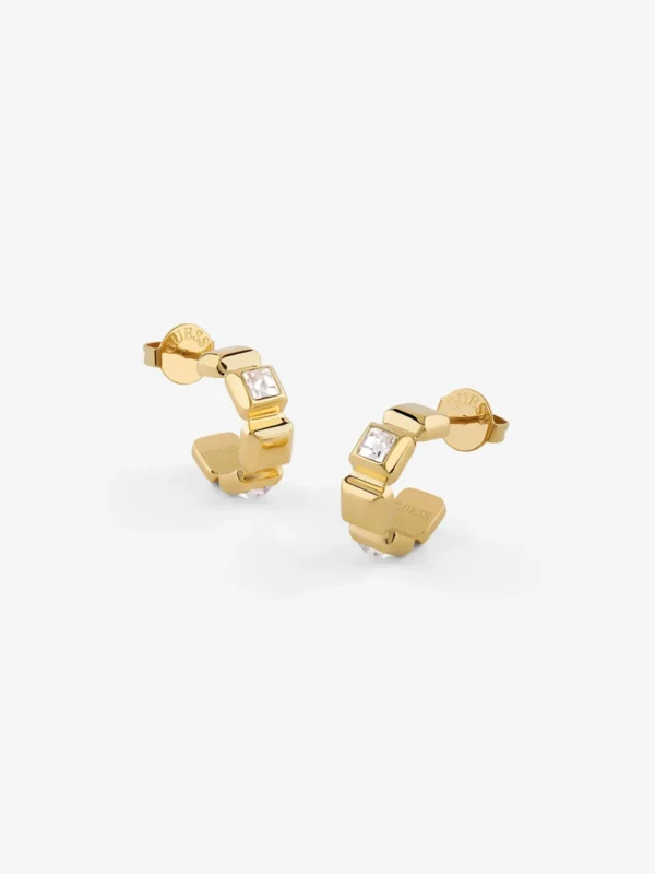 Guess Ace Of Diamonds Ohrringe JUBE06183JW/YG