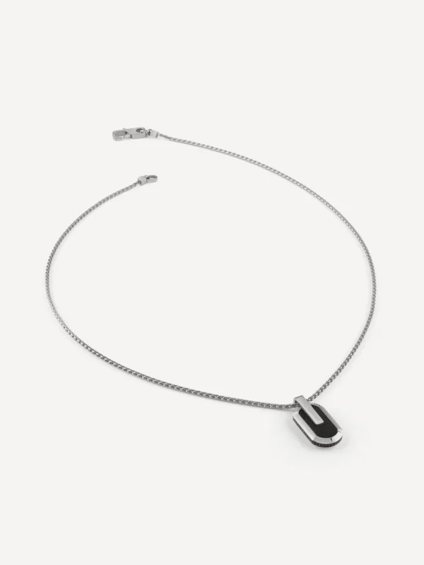 Guess Halskette „racer tag“ JUMN04038JWSTBK