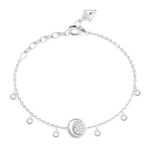 Guess Mond mit Glitzer Armband JUBB06239JW/RH