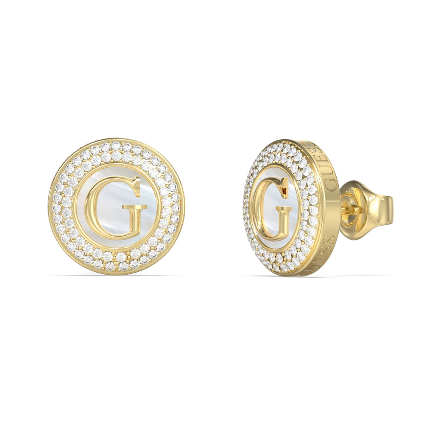 Guess Pearly G Ohrstecker JUBE06205JW/YG