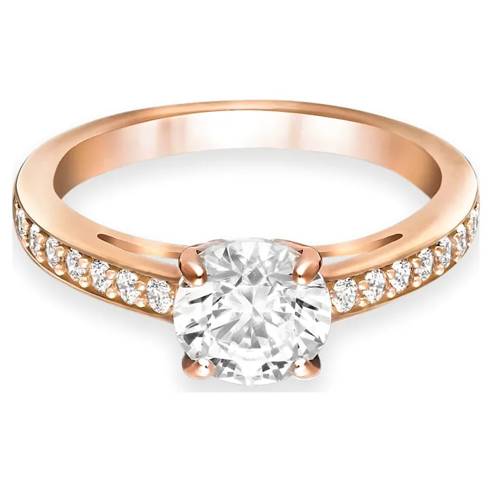Swarovski Attract Ring Rund Roségold 5149218