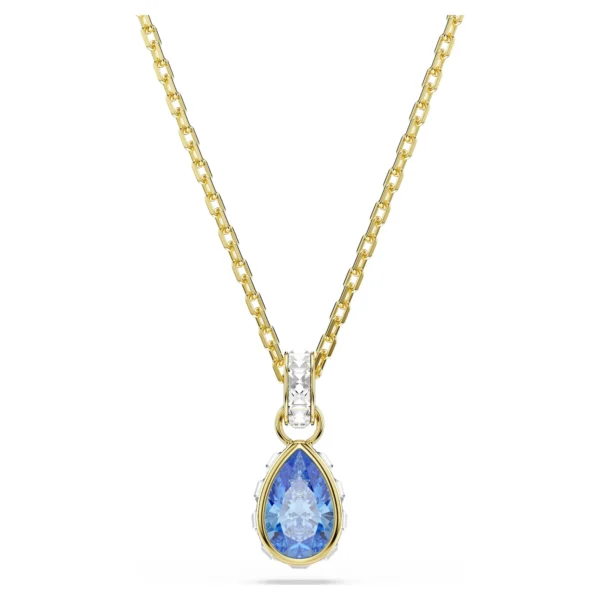Swarovski Chroma Halskette blau18K vergoldet 5757786