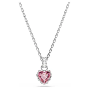 Swarovski Chroma Halskette Herz Rosa Rhodiniert 5757789