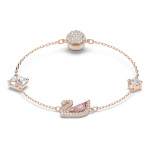 Swarovski Dazzling Schwan Armband Roségold