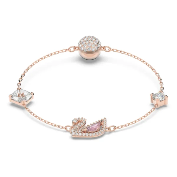 Swarovski Dazzling Schwan Armband Roségold