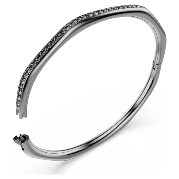 Swarovski Dextera Armreif Achteckform, Rutheniert – Bild 2