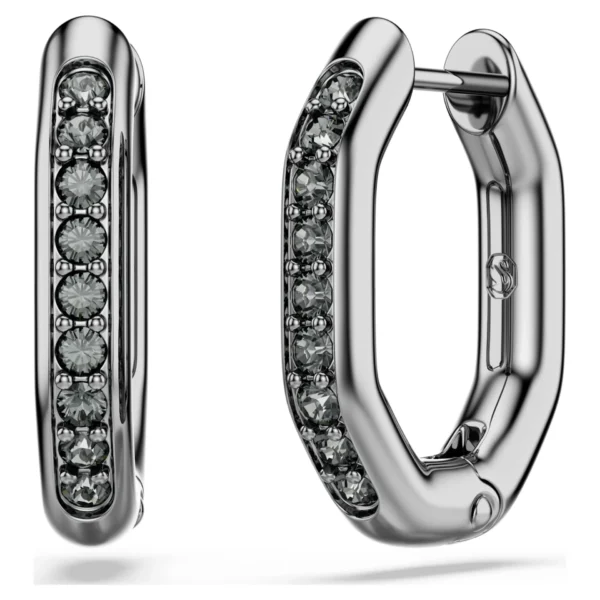 Swarovski Dextera Kreolen Achteckform Rutheniert 5724586 – Bild 3