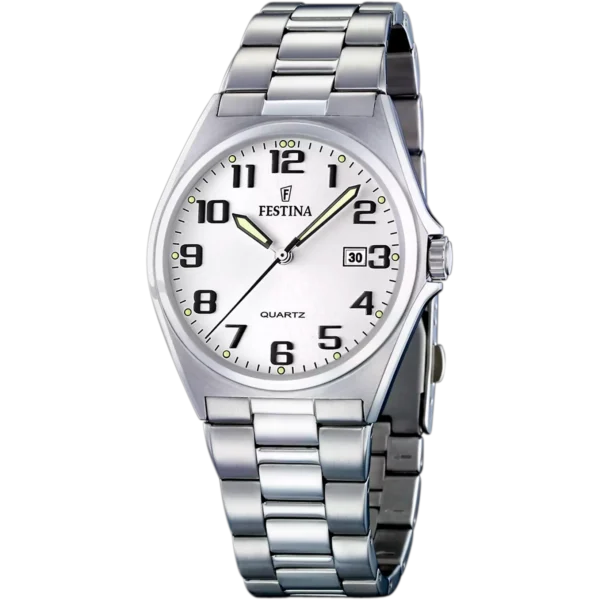 Festina Herren Uhr Klassik F16374/9 Edelstahlarmband