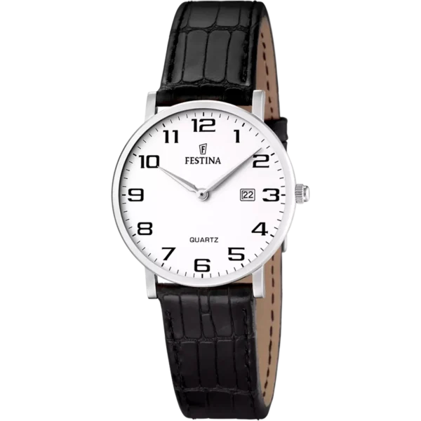 Festina Damen Uhr Klassik F16477/1 Lederarmband
