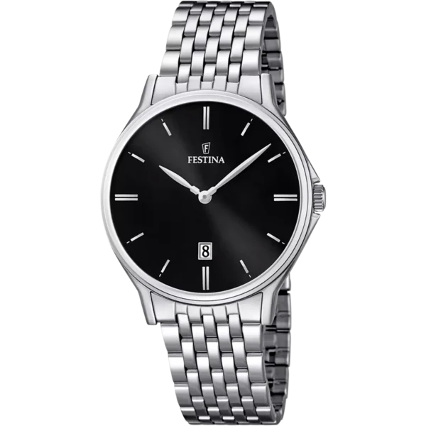 Festina Herren Uhr Klassik F16744/4 Edelstahlarmband