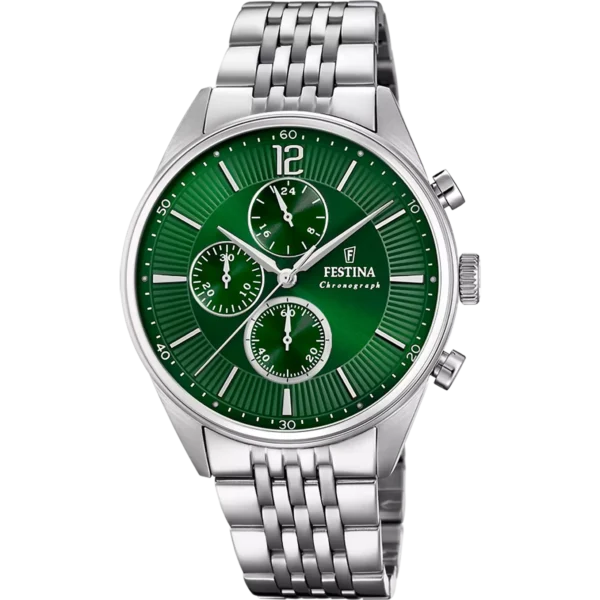 Festina Herren Uhr F20285/8 Edelstahl Armband