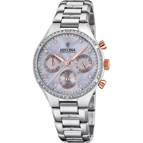 Festina Damen Uhr Boyfriend Collection F20401/3 Edelstahl Armband
