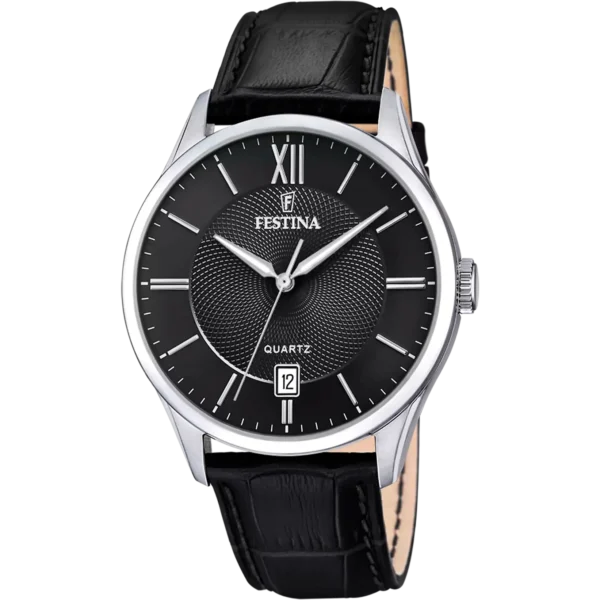 Festina Herren Uhr Klassik F20426/3 Lederarmband