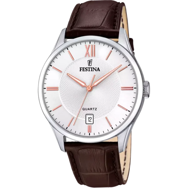 Festina Herren Uhr Klassik F20426/4 Lederarmband