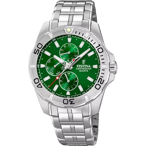 Festina Herren Uhr F20445/7 Edelstahl Armband
