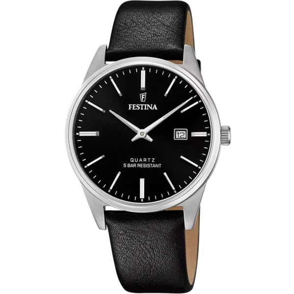 Festina Herren Uhr Klassik F20512/4 Lederarmband