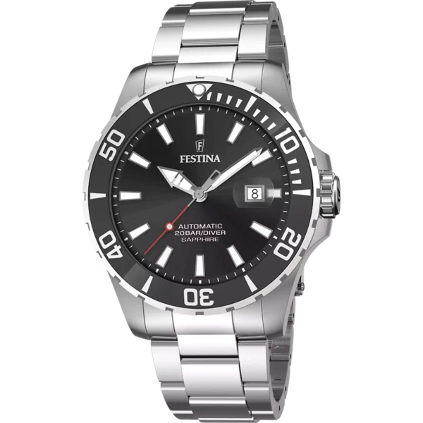Festina Herren Uhr Automatik F20531/4 Edelstahl Armband