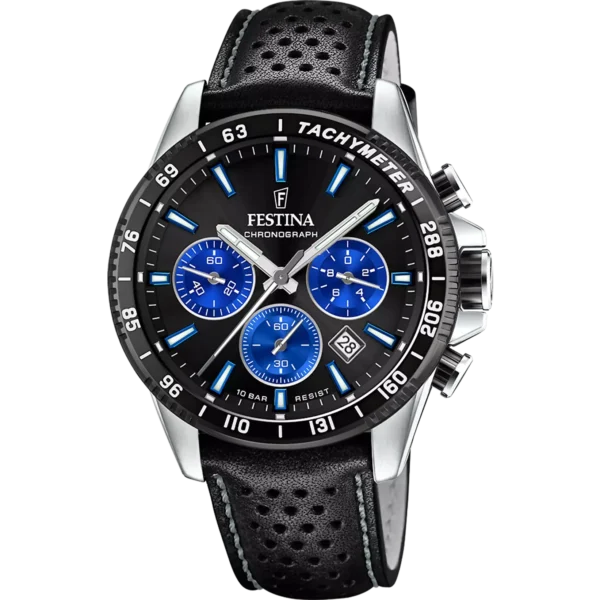 Festina Herren Uhr F20561/6 Leder Armband