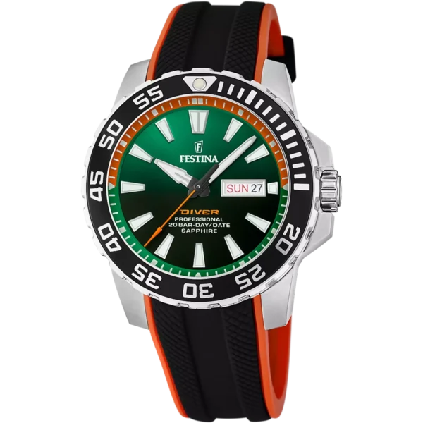 Festina Herren Uhr F20662/2 Silikonarmband