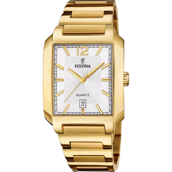 Festina Herren Uhr F20678/2 Goldfarbe