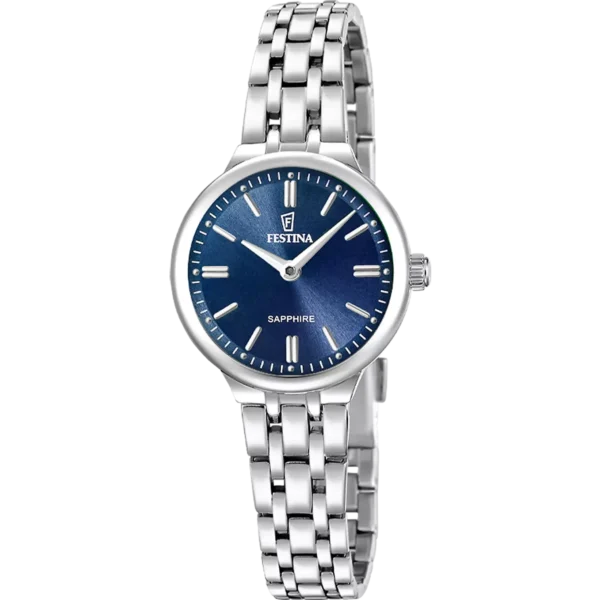 Festina Damen Uhr Mademoiselle F20744/5 Blau Edelstahlband