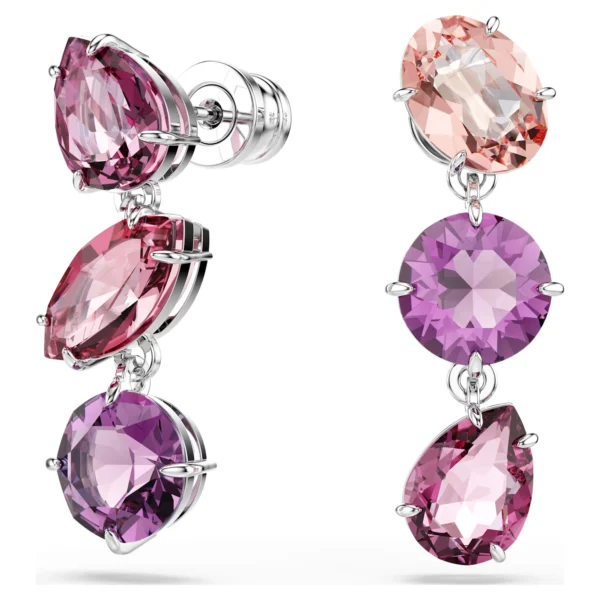 Swarovski Gema Drop-Ohrhänger Rosa 5742883