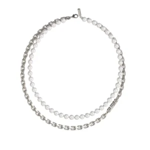 Guess Halskette for Men mit Perlen JUMN04062JW/ST