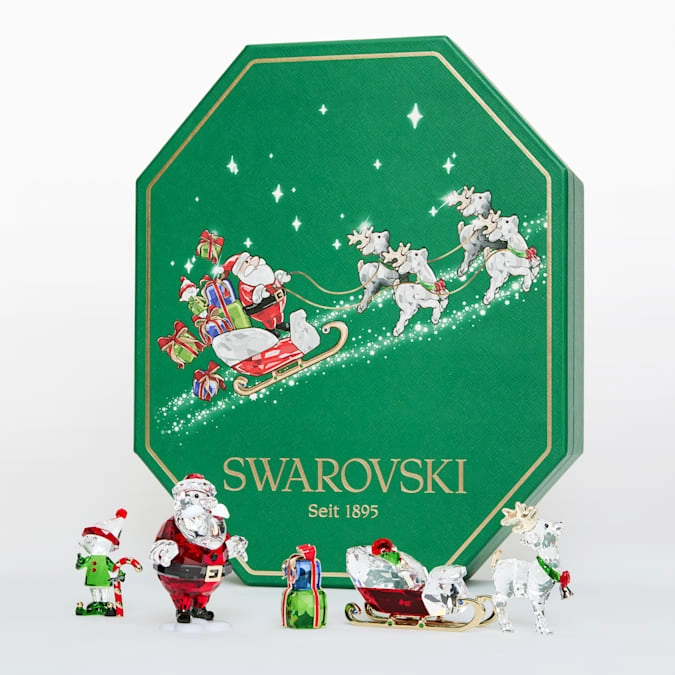 Swarovski Holiday Cheers Weihnachtsmann Story Set 5713797 – Bild 3